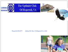 Tablet Screenshot of hopewelloptimistclub.com